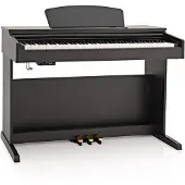 Gear4Music DP-10X Digitalt Piano fra Matt Svart