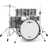 Gear4Music BDK-20 Fusion Drum Kit by Silver Sparkle