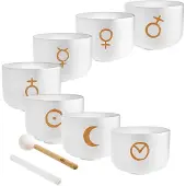 Meinl Planetary Tuned Crystal Singing Bowl Set