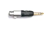 Daddario Planet Waves 1/4 Tommers Mann Balansert til XLR Kvinne Adapter