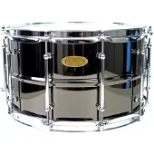 WorldMax 14" x 8" Black Brass Snare Drum Chrome Hardware