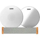 Evans 14" UV1 Reverse Dot Snare Drum Head & Snare Side Hazy 300 Pack