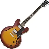 Hartwood Revival Semiakustisk Gitar Sunburst