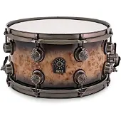 Natal Mappa Burl Maple 13 x 7 Snare Drum Smoked Gloss