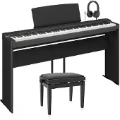Yamaha P225 Digitalpiano Svart