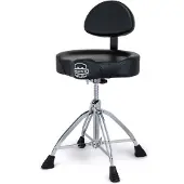 Mapex T875 Saddle Top with Backrest Drum Stool Four Leg