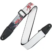 Levys Leathers Nature Series 2" Polyester Guitar Strap Cherry Blossoms