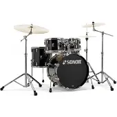 Sonor AQ1 22 5pc Drum Kit w/Hardware Piano Black
