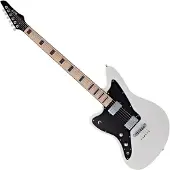 G4M 638 Venstrehånds Baryton VI Elektrisk Gitar Hvit