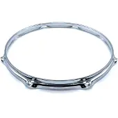 WorldMax 8" Triple Flange 4 Lug Drum Hoop Chrome
