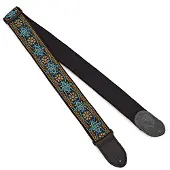 Gretsch G Brand Strap Blue/Orange Black Ends