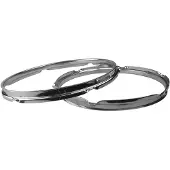 Shaw 16 8 Lug Triple Flange Drum Hoop Chrome