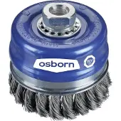 Osborn 0002608154 M140.50 Mm Stål Koppbørste Med Tvunnet Tråd
