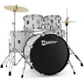 Premier Revolution 22" 5-stk Trommesett Hvit