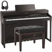 Roland HP702 Digital Pianopakke Mørkt Rosentre