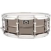 Ludwig Universal 14 x 5.5 Black Brass Snare Drum Chrome Hardware