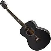 Gear4Music Student Venstrehendt Akustisk Gitar fra Svart