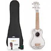 Gear4Music Ukulelepakke fra Day of the Dead