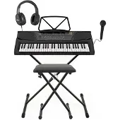 Gear4Music MK-1000 Bærbart Keyboard med 54 Tangenter fra Fullstendig Pakke