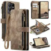 CASEME Samsung Galaxy S26 Ultra C30 Multifunksjonell Lommebok-deksel - Brun