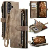 CASEME Samsung Galaxy S26+ C30 Multifunksjonell Lommebok-deksel - Brun