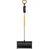 Fiskars 1057179, Snøskuffe, Metall, Sort, Oransje, Ergonomisk, 53 cm, 1,52 kg