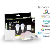 Eglo CONNECT-Z E27 smartpærer - 2-pakning med bryter - 1300 lm