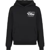 Miss Tee Good Vibes Puff Print Fluffy Hettegenser