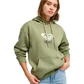 Roxy Surf Stoked Brushed Art Hettegenser grønn