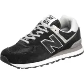 New Balance for man. ML574V3 574v2 Evergreen shoes black (45.5), Fabric, Flat, Suede, Laces, Casual
