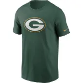 Nike Nfl Green Bay Packers Logo Essential Kortarmet T-skjorte