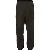 Vaude Men's Fluid Full-zip Pants II, regnbukser, herre, svart