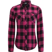 Urban Classics Turnup Checked Flanell Skjorte Med Lange Ermer