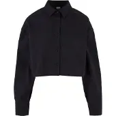 Urban Classics Cropped Oversize Langermet Bluse