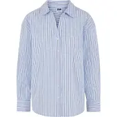 Urban Classics Oversized Striped Skjorte Med Lange Ermer
