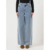 Y.A.S Yasalia Mw Button Jeans Med Vid Passform