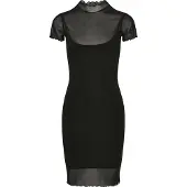 Urban Classics Mesh Double Layer Kort Ermet Kjole