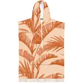 Ocean & Earth Palm Zip Front Hooded Poncho Håndkle