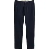 Gant for man. 1501000 Navy Blue Slim Fit Chino Trousers (38/32), Casual, Cotton, Classic