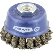 Osborn 0002608151 M140.50 Mm Stål Koppbørste Med Tvunnet Tråd