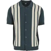 Urban Classics Knit Retro Kortarmet Skjorte