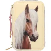 Miss Melody Triple With Horse Head Application Pennal