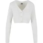 Urban Classics Cropped Feather Cardigan