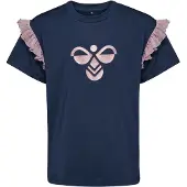 Hummel T-skjorte - hmlJR - Glitter - Black Iris - - 5-6 år (110-116) - T-skjorte