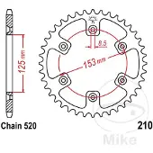 JT Sprockets 520 Sc Jtr210.53sc Steel Bakre Tannhjul