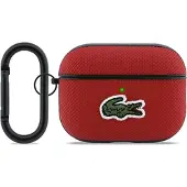 Lacoste AirPods Pro 3 Petit Pique Croc Logo Patch-etui - rød