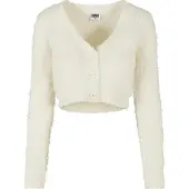 Urban Classics Cropped Feather Cardigan