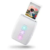 Fujifilm instax mini Link 3 - Skirver - farge - LED - 85 x 54 mm - kapasitet: 10 fotoer - Bluetooth 5.1 - clay white