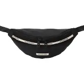EA7 unisex. 7X000637_AF23098 Black nylon Logo Series belt bag (OSFA), Casual, Polyamide