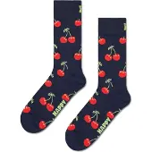 Happy socks Sokker Kirsebær Flerfarget Mørkeblå Blå Størrelse